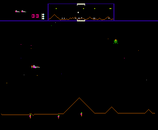 Defender Arcade Game Screenshot