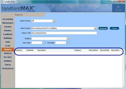 LandlordMax Property Management Software on Vista