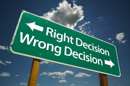 Right and Wrong Decisions