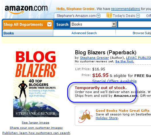 Blog Blazers on Amazon