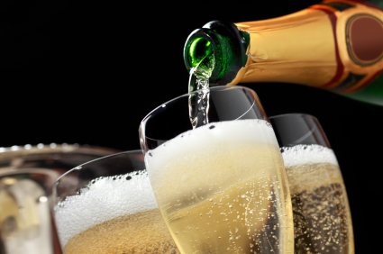 Champagne - new website celebration